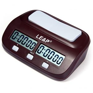 Reloj Analógico de Ajedrez Leap de Madera Classic